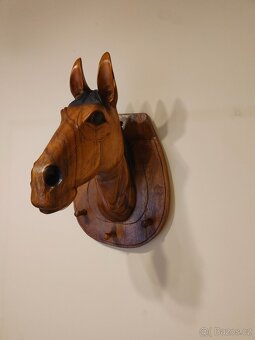 Drevený záves konskej hlavy - 2