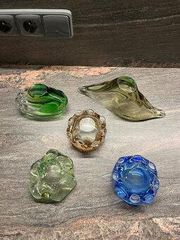 Popelníky - hutní sklo - 2