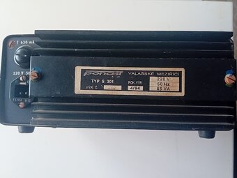 Zdroj S301 220V/50Hz 55VA 2x12V/1A 1x5V/1A - 2