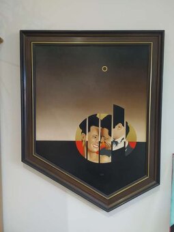 Zdeněk Jiroušek - Souboj noci a dne - Obraz - 2