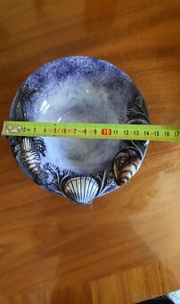 Modrá retro miska - 2