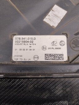 Levý Přední led světlomet Škoda karoq - 2