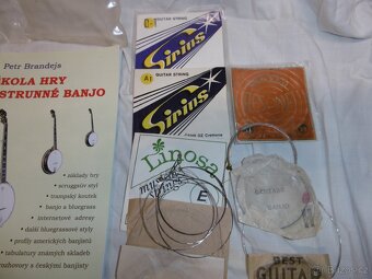 banjo country knihy a struny - 2