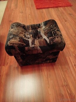 Křeslo s taburetem - 2