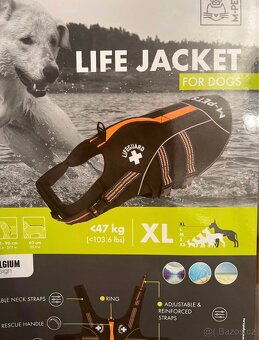 Záchranná vesta pro psy - NOVÁ - 2
