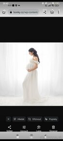 Šaty na těhotenské focení - 2
