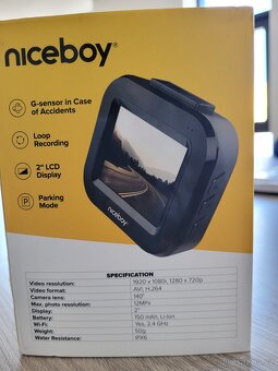 Záznamová Kamera do auta Niceboy PILOT Q2 WiFi - 2