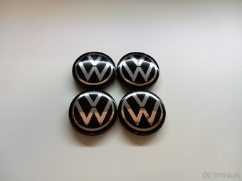 Středové krytky Vw, 56x52mm, nové logo VW - 2