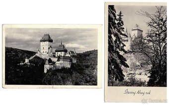Staré pohlednice Karlštejn - 2