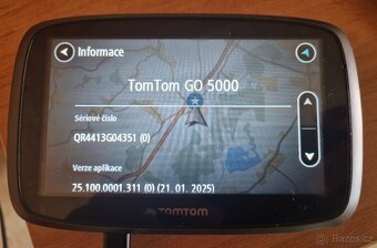 TomTom GO 5000 - mapy 2025 doživotní aktualizace - 2