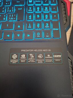 Acer predátor nebo 16 - 2