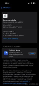 Apple iPhone 16 Pro, 256GB - záruka do 4/2027 - 2