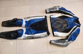 Yamaha-Pánská moto kombinéza+autogram Moto Gp - 2