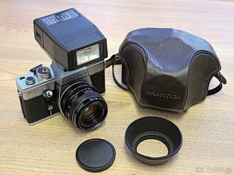 Praktica PLC 3 + 50/1.8 electric MC (M42) + příslušenství - 2