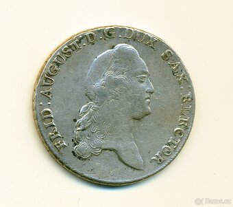 SASKO, 1 tolar 1781, Fridrich August - 2