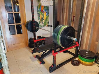 Posilovací konstrukce Decathlon plus Stronggear osy - 2