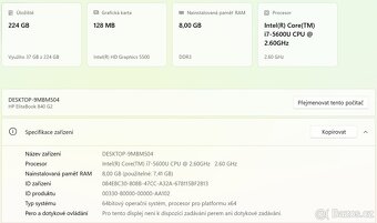 ▼HP EliteBook 840 G2 - 14" / i7-5600U / 8GB / SSD / ZÁR▼ - 2