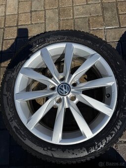 ORIGINÁL Alu Volkswagen Dijon R17, 5x112 - CELOROČNÍ - 2