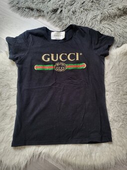 Černé triko Gucci - 2