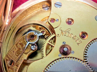 HISTORICKÉ Nádherné kapesní hodinky ~1890 GLASHÜTTE UNION - - 2