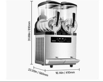 Nový nerozbalený stroj na ledovou tříšť VEVOR - 2