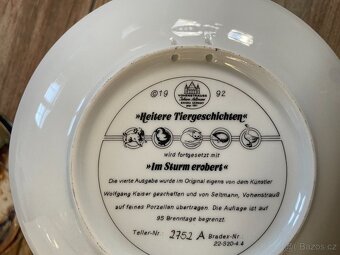 Porcelánový sběratelský dezertní talíř č. 2752 A - 2