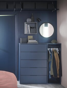 IKEA Nordmela - Komoda s šatní tyčí - 2