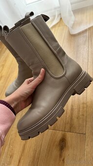 Chelsea boty vysoké vel. 42 béžové - MJUS Beatrix - 2