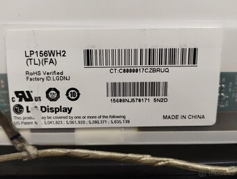 Display LED pro notebook 15,6" 40pin 1366x768 matný OK - 2