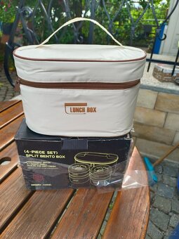 Jídlonosiče hermetické termo 4 nádoby s termo taškou 499Kč - 2