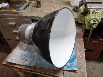 Stará INDRUSTIÁLNÍ lampa TYP 24125 ( 125W ) ... 16ks - 2