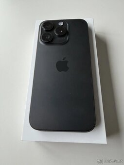 Prodám iPhone 15 Pro 256GB černý - 2