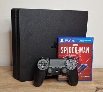 PlayStation 4 Slim 1TB + Spider-Man - 2