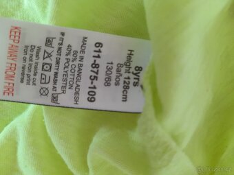 Žluté triko s krátkým Next - 2