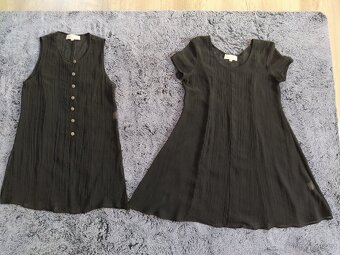 Černé letní šaty 2v1 - 2