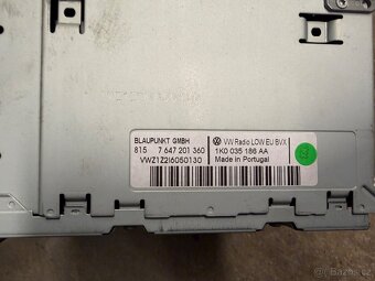 VW autorádio Blaupunkt RCD 310 - 2