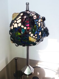 vitrážová stolní lampa MATRIX - 2