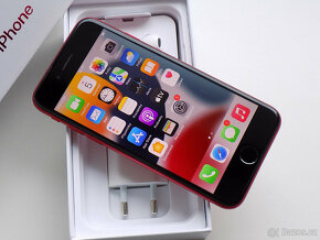 APPLE iPhone SE (2020) 64GB Red - ZÁRUKA 12 MĚSÍCŮ - KOMPLET - 2