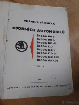 Dílenská příručka Škoda 105S, 105L, 105GL, 120, 120L, 120LS, - 2