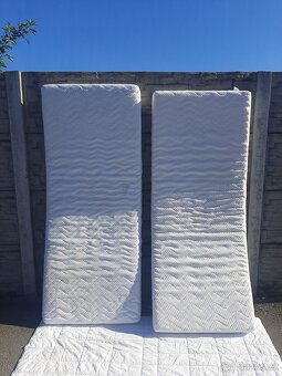 2krát matrace 195×76 pěkný stav - 2