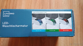 Umyvadlová baterie s LED podsvícením - 2