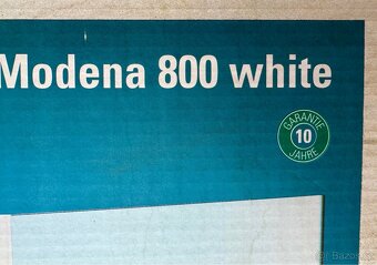 Sprchová zástěna Basano Modena White, 80x195 mm. - 2