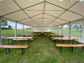 Pronájem párty stanu 8x16 m - 2