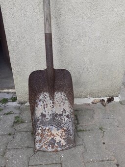 Starožitna lopata k parnímu stroji,lopata na pečení chleba - 2