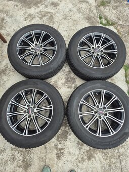 ZIMNÍ PNEU 225/65/17 NA MAZDA CX5 NA ALU BORBET 5X114,3 R17 - 2