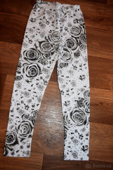 3x Dívčí legíny vel.122 - 128 NOVÉ - 2