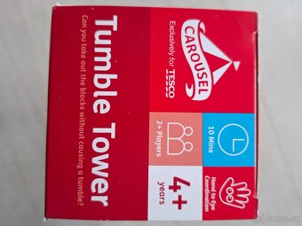 Dřevěná hra věž - Tumble tower - 2