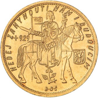 Svatováclavský 10 dukát r. 1929 - 2