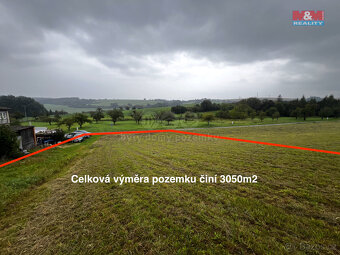 Prodej pozemku k bydlení, 3050 m², Soběsuky - 2