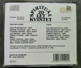 CD Spirituál kvintet 20 let Live - 2